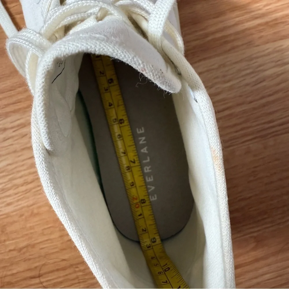 Everlane Off White High-Top Canvas Sneakers 6W / 4M Unisex